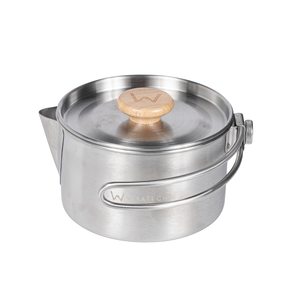 頑丈な黒い綿のバッグ、容量 1.0 リットルの屋外用ダッチオーブン