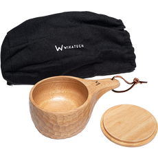 Holztasse mit Deckel