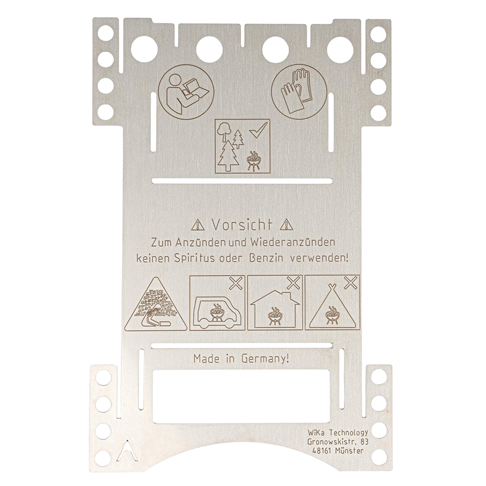 Bakre del FlexFire med merking tysk