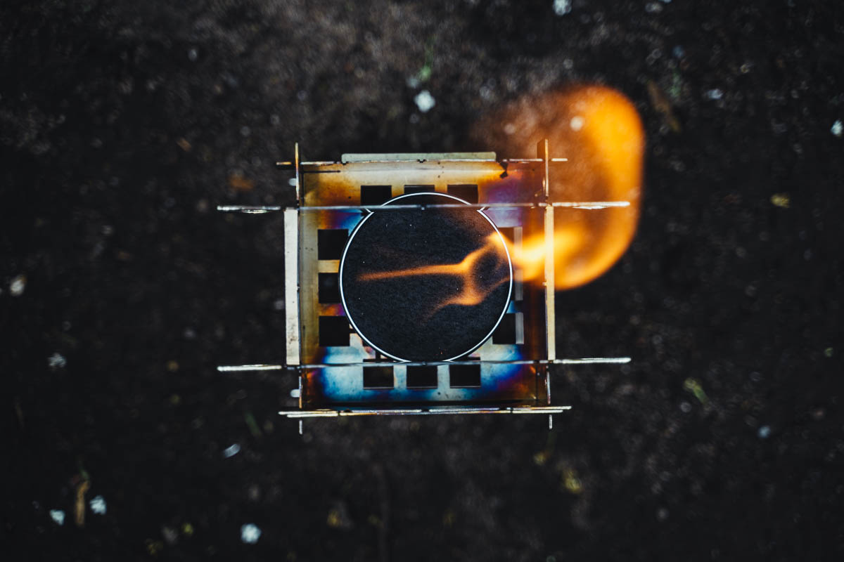 Flexibel einsetzbarer Spiritusbrenner